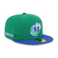 Dallas Mavericks NBA Classic Green 59FIFTY Fitted Cap-klyvox