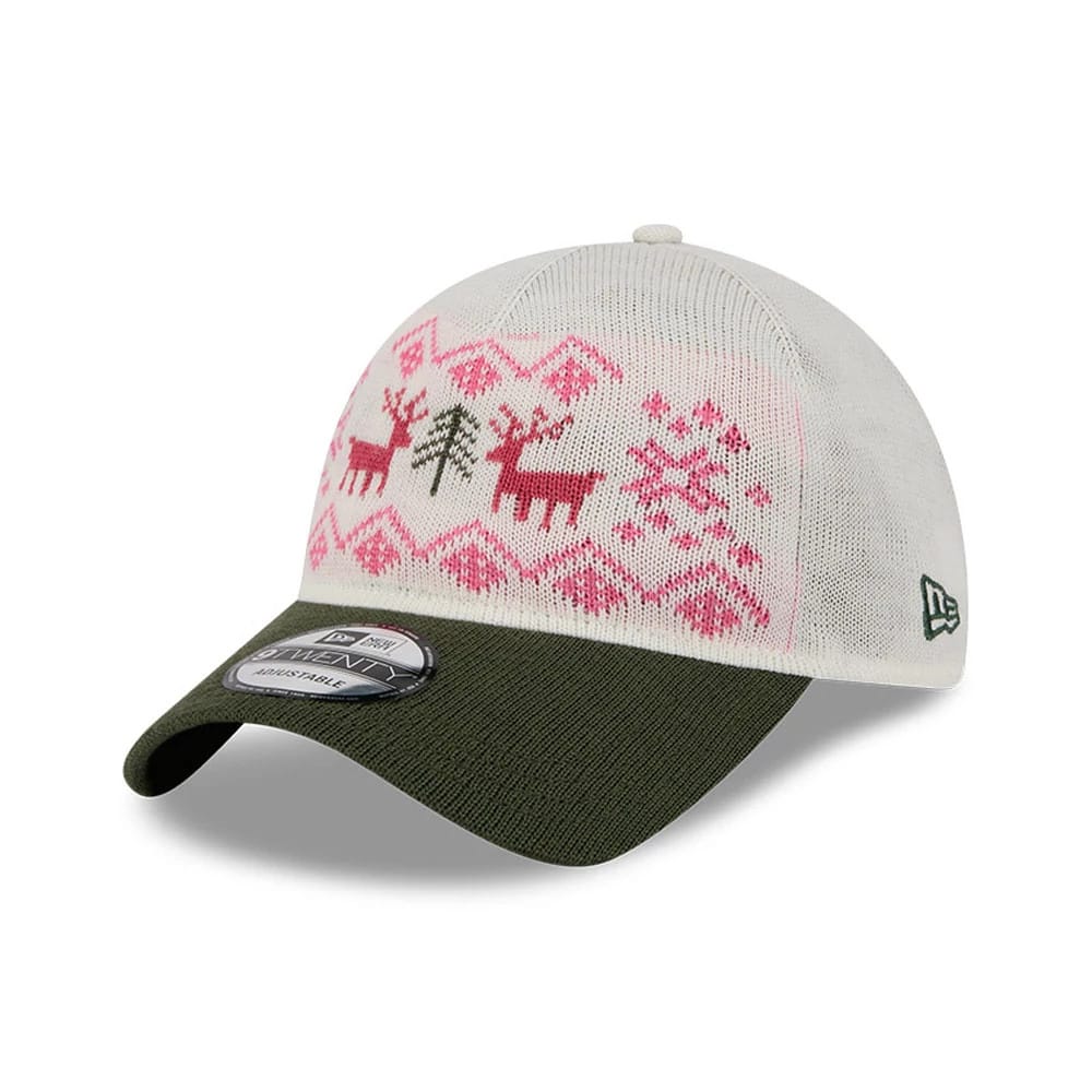 New Era Holiday Essentials White 9TWENTY Adjustable Cap-klyvox