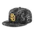 San Diego Padres MLB Cap Scramble Black 59FIFTY Fitted Cap-klyvox