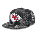 Kansas City Chiefs NFL Cap Scramble Black 59FIFTY Fitted Cap-klyvox