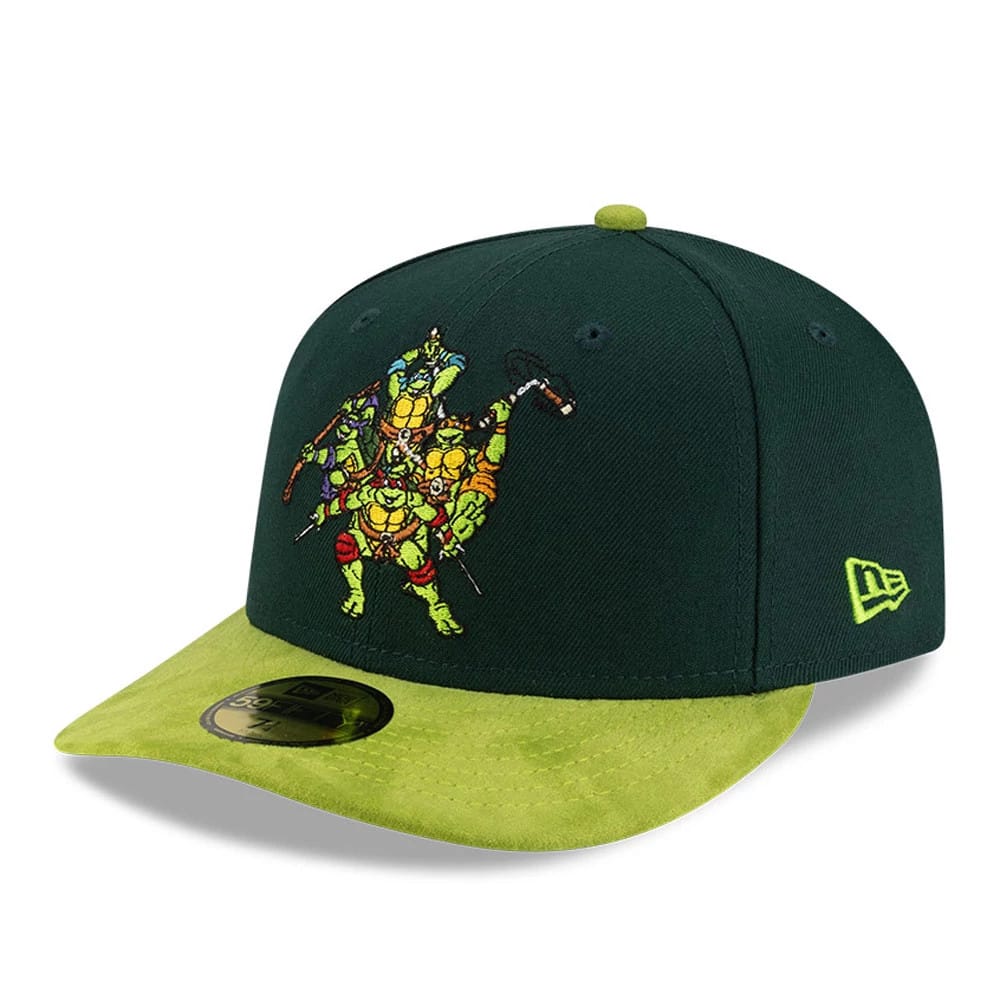 Teenage Mutant Ninja Turtles Dark Green 59FIFTY Fitted Cap-klyvox