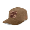 New York Giants NFL Utility Linen Open Brown 19TWENTY Adjustable Cap-klyvox