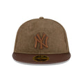 New York Yankees MLB Open Brown Retro Crown 59FIFTY Fitted Cap-klyvox