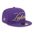 LA Lakers NBA All Star Game 2026 Purple 59FIFTY Fitted Cap-klyvox
