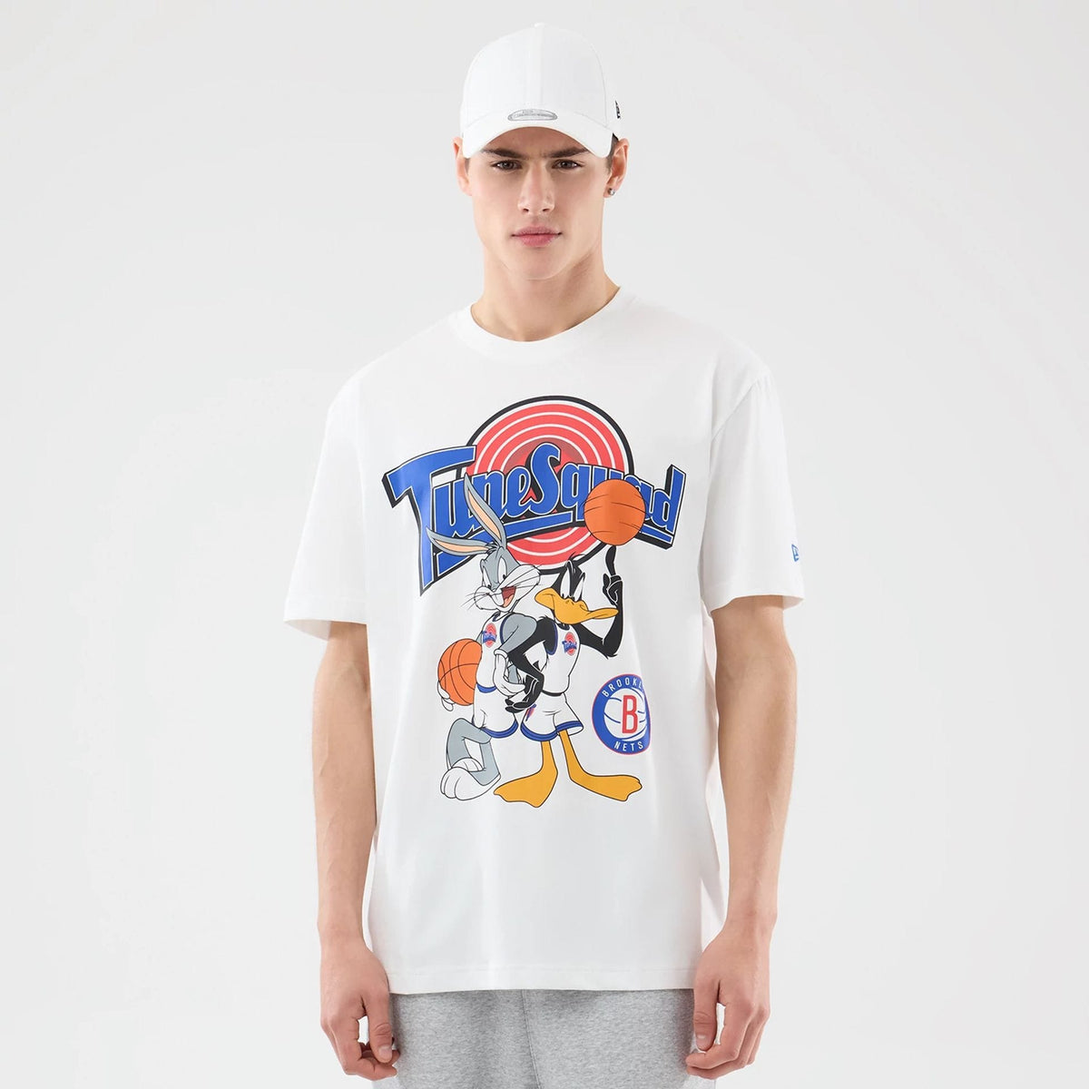 Brooklyn Nets Space Jam 2 X NBA White T-Shirt-klyvox