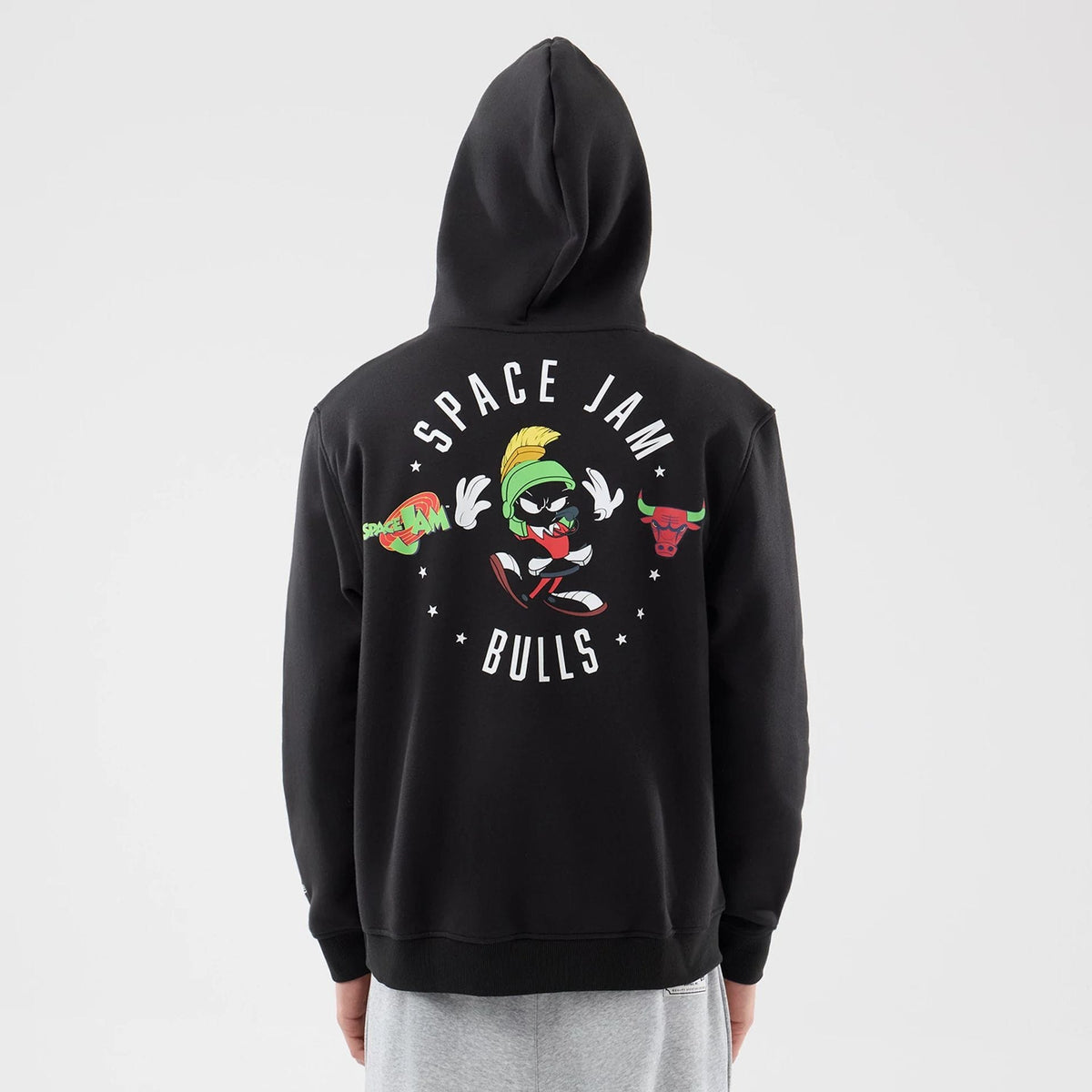 Chicago Bulls Space Jam 2 X NBA Black Pullover Hoodie-klyvox