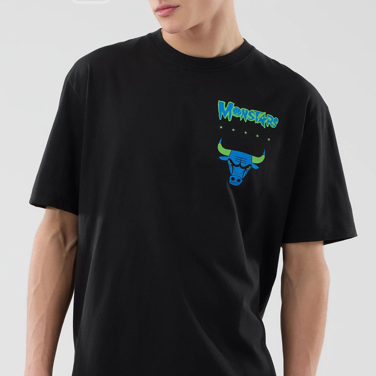 Chicago Bulls Space Jam 2 X NBA Black T-Shirt-klyvox