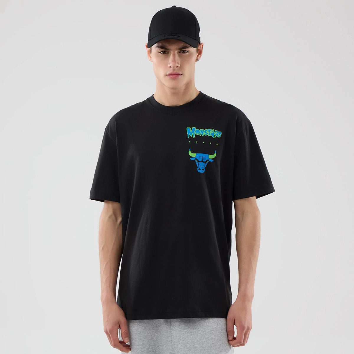 Chicago Bulls Space Jam 2 X NBA Black T-Shirt-klyvox