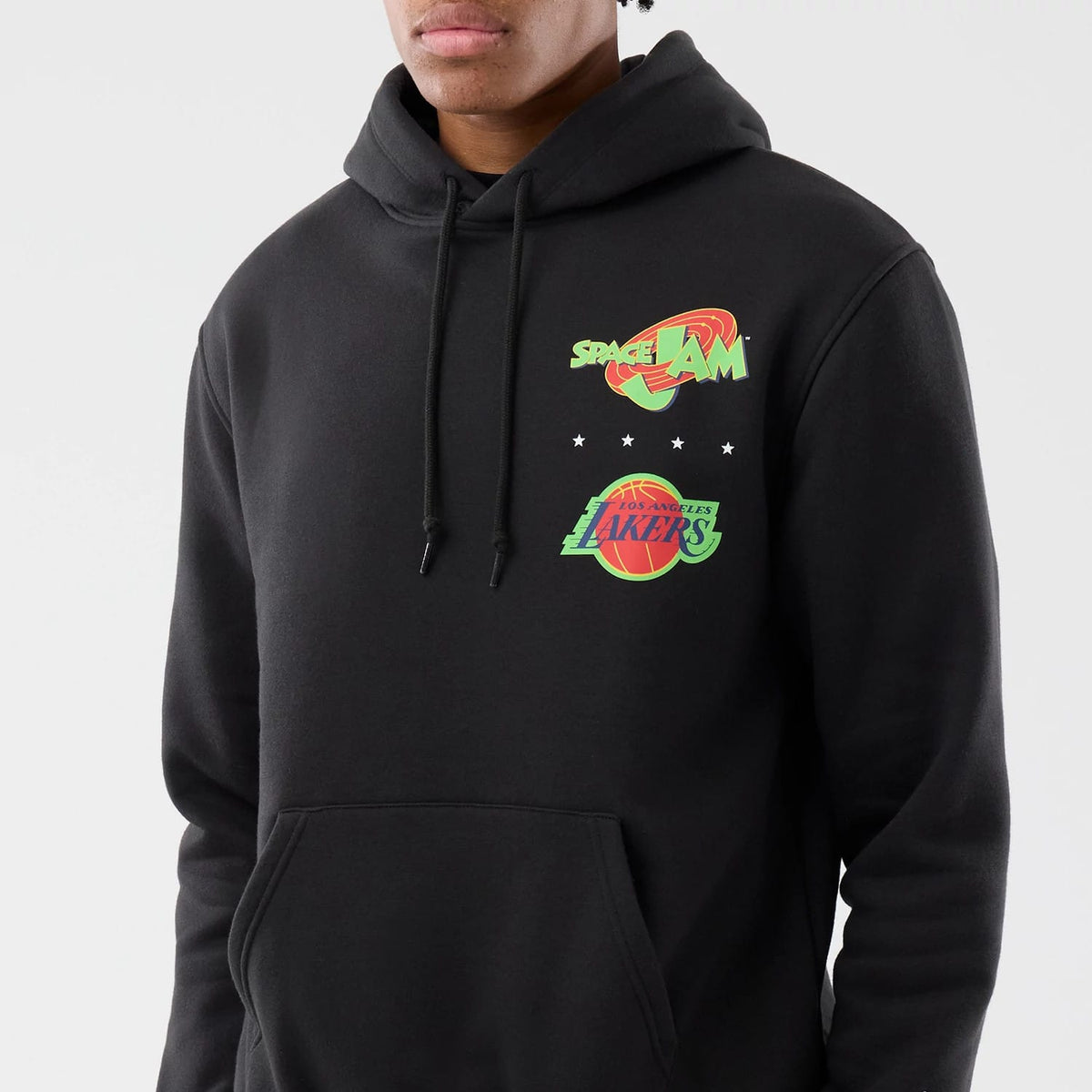LA Lakers Space Jam 2 X NBA Black Pullover Hoodie-klyvox