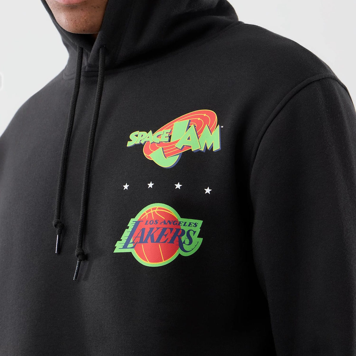 LA Lakers Space Jam 2 X NBA Black Pullover Hoodie-klyvox