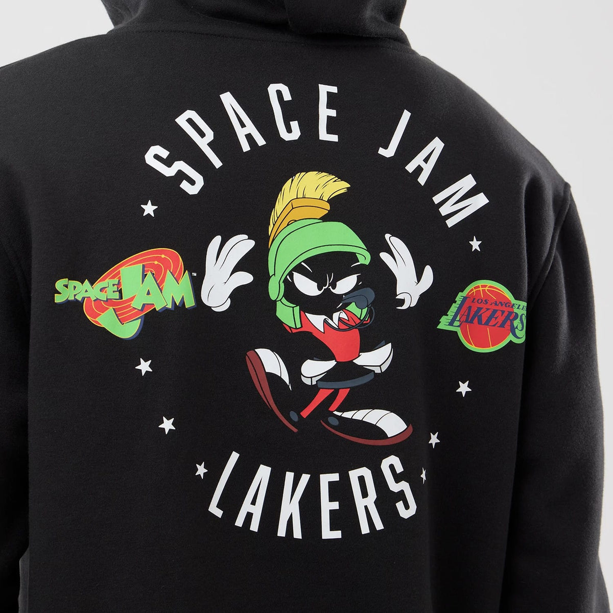 LA Lakers Space Jam 2 X NBA Black Pullover Hoodie-klyvox