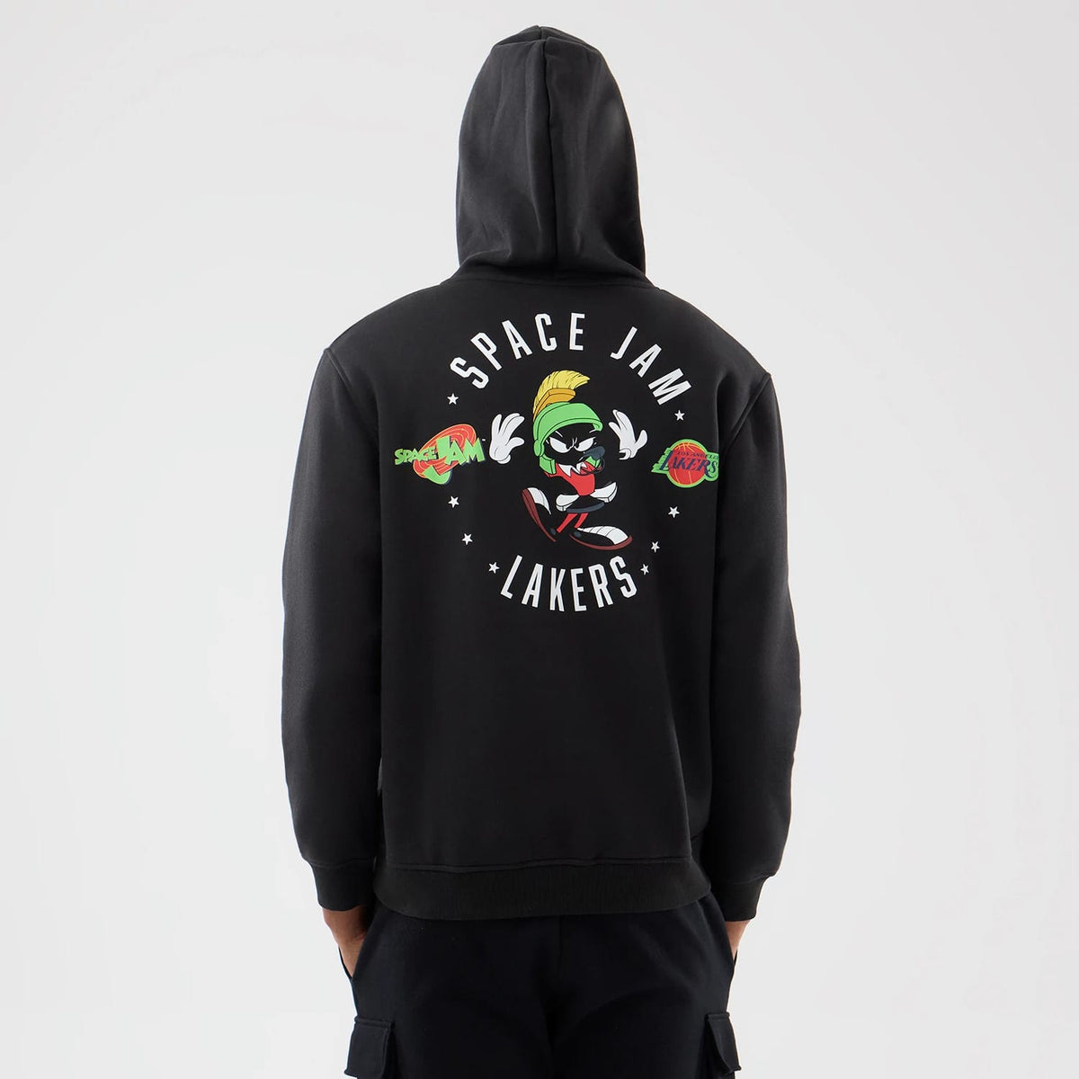 LA Lakers Space Jam 2 X NBA Black Pullover Hoodie-klyvox