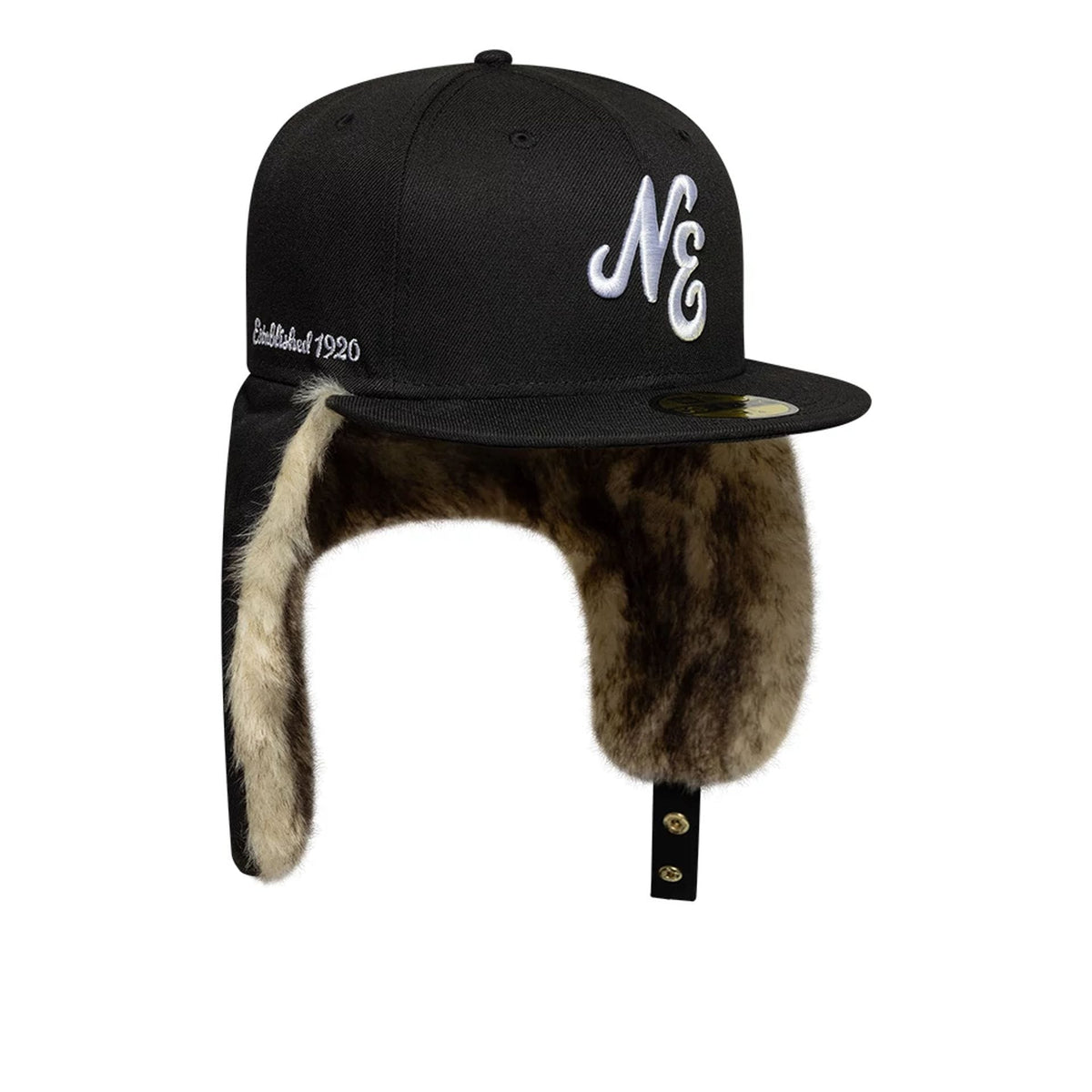 New Era Black Dogear 59FIFTY Fitted Cap-klyvox
