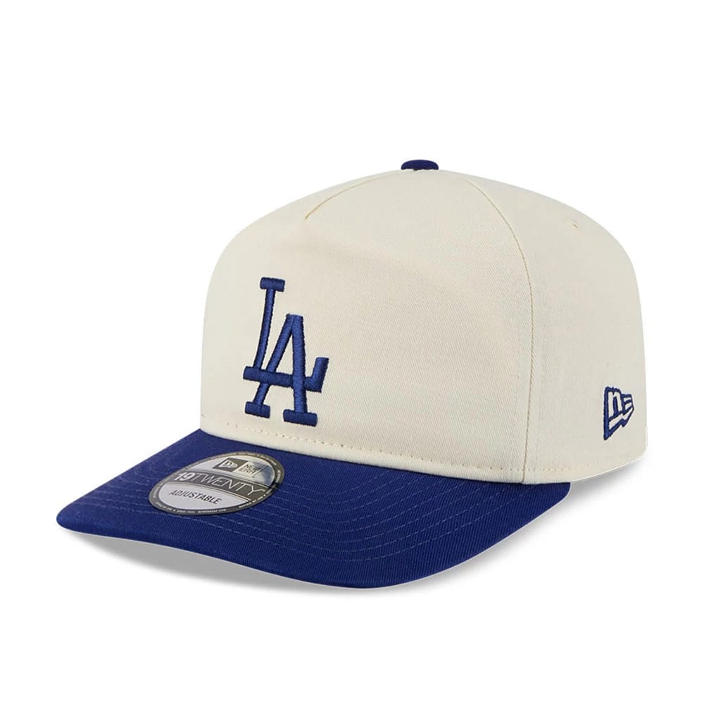 LA Dodgers MLB 2 Tone Washed Cream  19TWENTY Adjustable Cap-klyvox