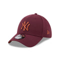 New York Yankees MLB Frosted Rust Dark Red 39THIRTY Stretch Fit Cap-klyvox