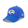 LA Rams NFL Suede Blue 39THIRTY A-Frame Stretch Fit Cap-klyvox