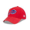 Buffalo Bills NFL Suede Red 39THIRTY A-Frame Stretch Fit Cap-klyvox