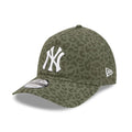 New York Yankees MLB Leopard Green 9TWENTY A-Frame Adjustable Cap-klyvox