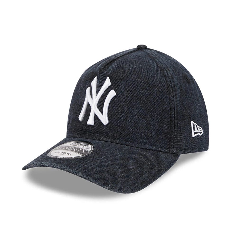 New York Yankees MLB Overwash Navy 9TWENTY A-Frame Adjustable Cap-klyvox