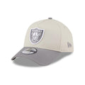 Las Vegas Raiders NFL Stone Storm Light Beige 9FORTY A-Frame Adjustable Cap-klyvox