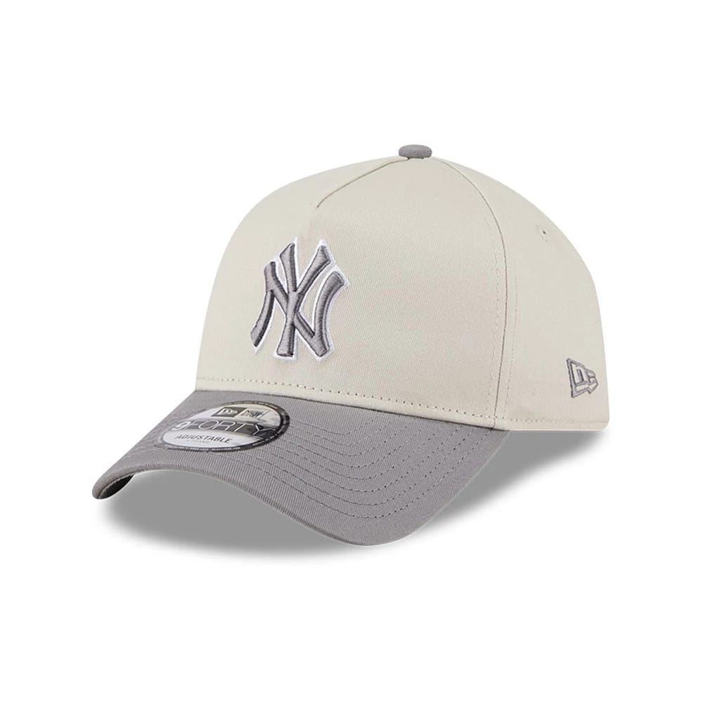 New York Yankees MLB Stone Storm Light Beige 9FORTY A-Frame Adjustable Cap-klyvox