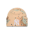 New York Yankees MLB Camo Beige Cuff Knit Beanie-klyvox