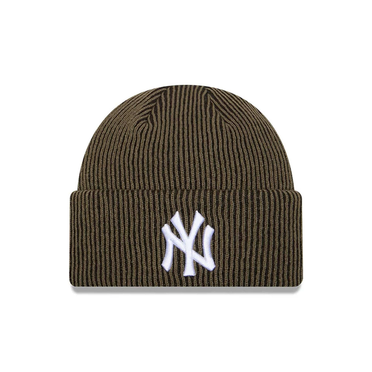 New York Yankees MLB Rib Dark Green Cuff Knit Beanie Hat-klyvox
