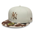 New York Yankees Animal Print Beige 59FIFTY Fitted Cap-klyvox