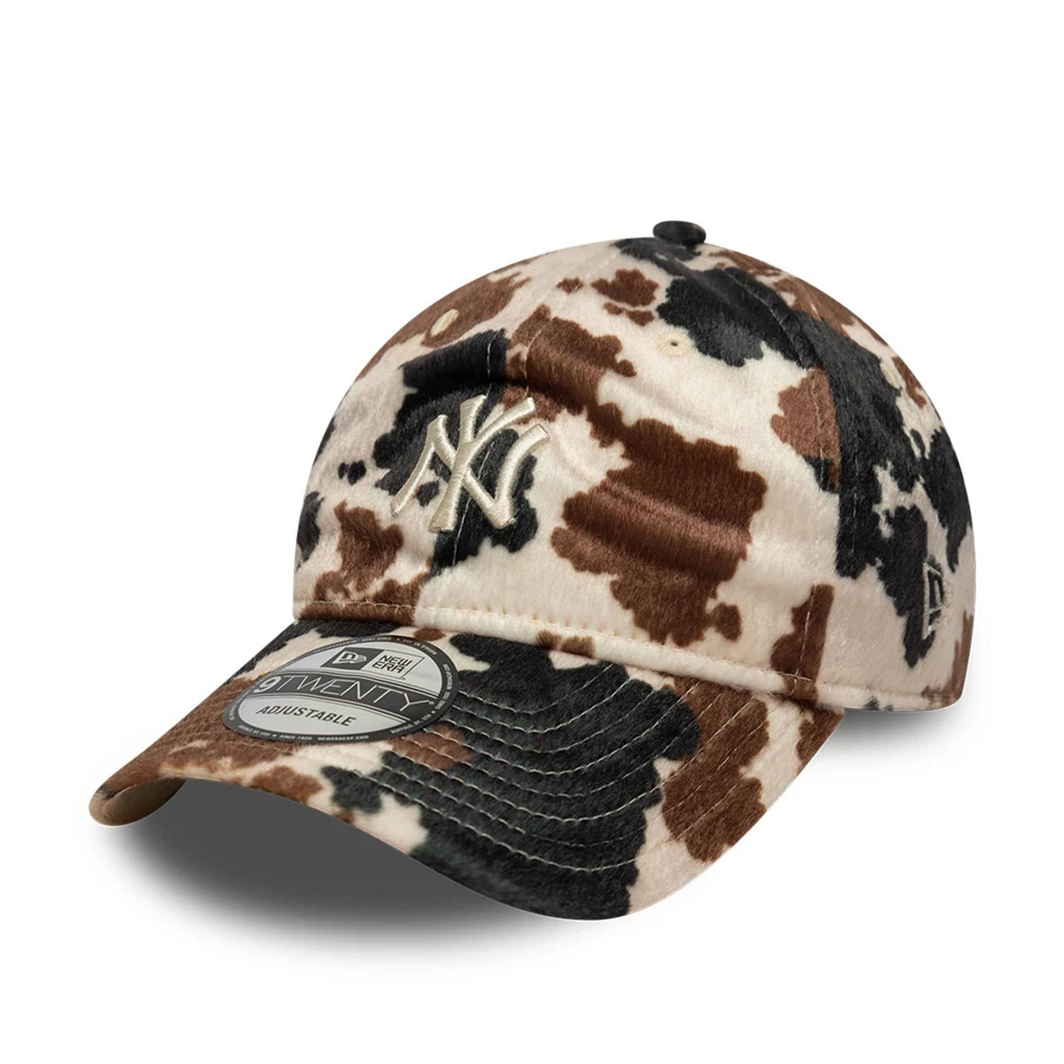 New York Yankees Animal Print Beige 9TWENTY Adjustable Cap-klyvox