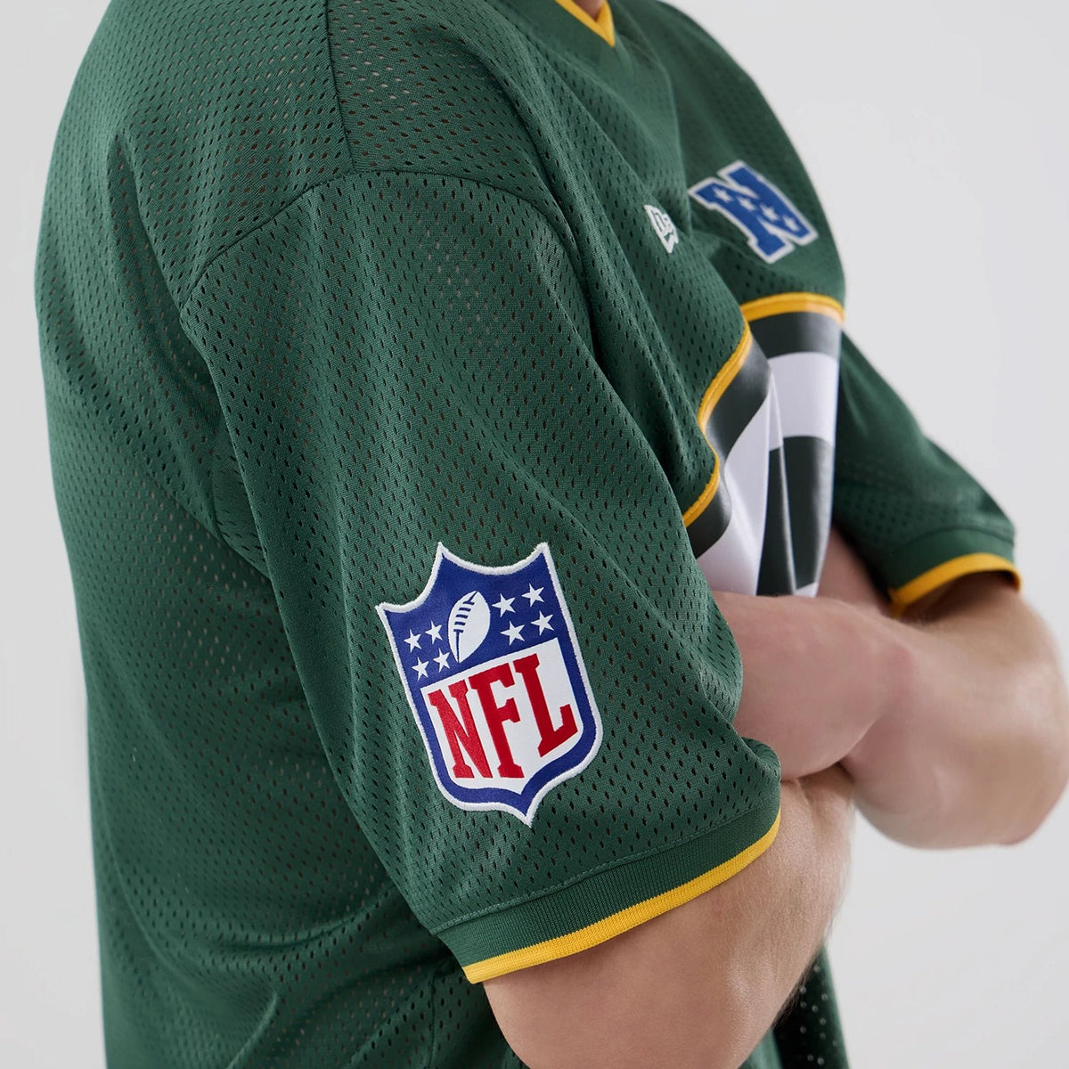 Green Bay Packers NFL Mesh Dark Green Oversized T-Shirt-klyvox