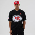 Kansas City Chiefs NFL Mesh Black Oversized T-Shirt-klyvox