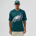 Philadelphia Eagles NFL Mesh Dark Green Oversized T-Shirt-klyvox