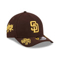 San Diego Padres MLB Script Dark Brown 9FORTY M-Crown A-Frame Adjustable Cap-klyvox