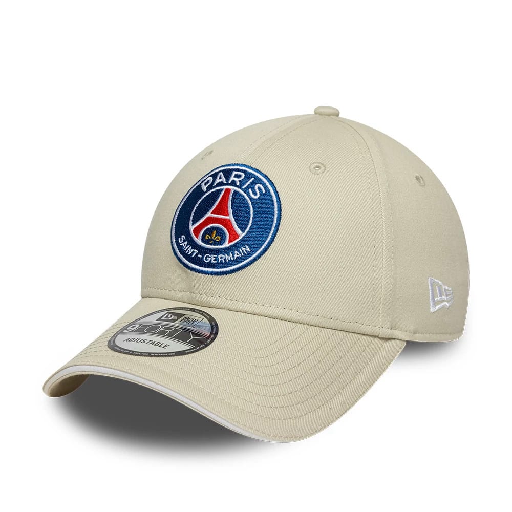 Paris Saint Germain Core Light Beige 9FORTY Adjustable Cap-klyvox