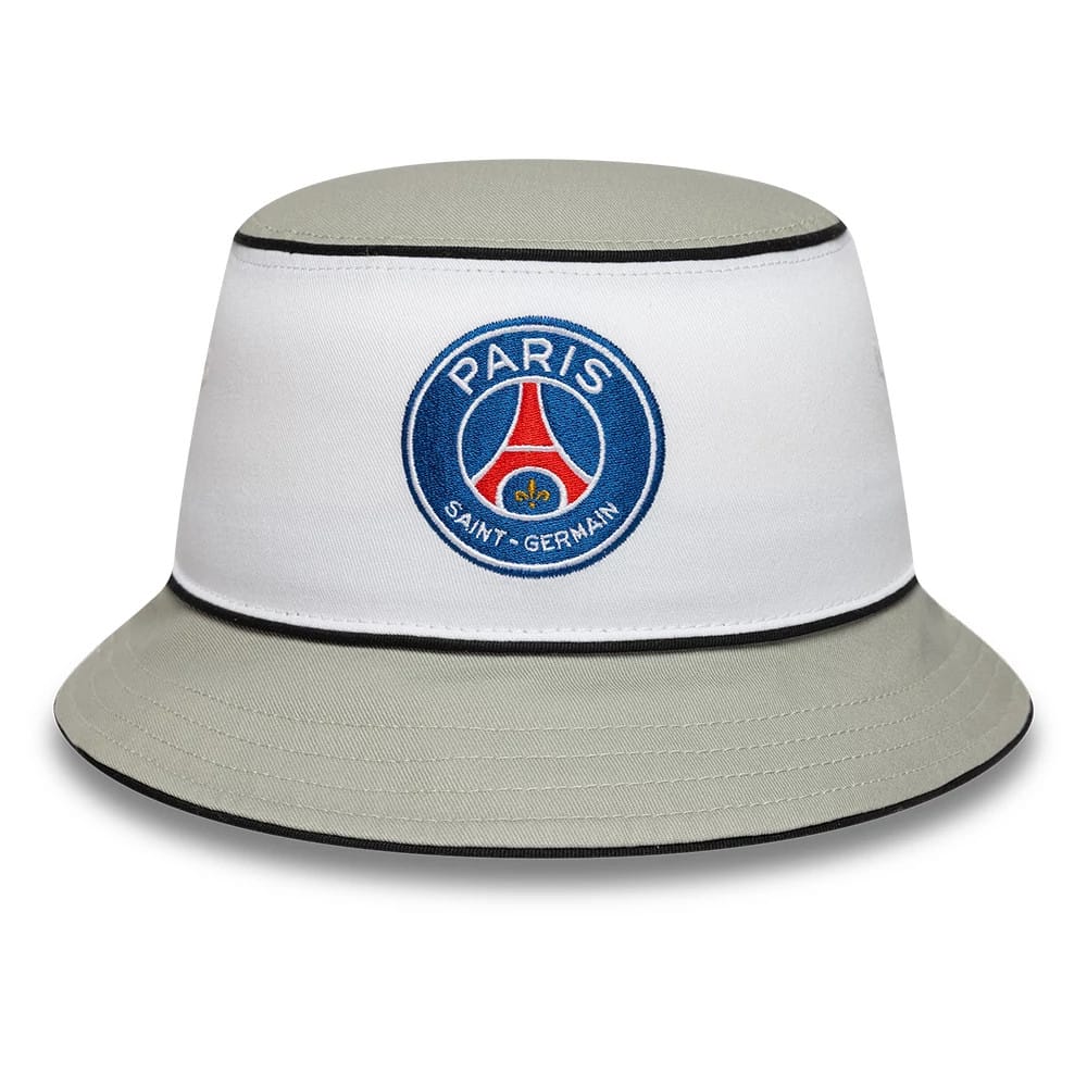 Paris Saint Germain Retro Grey Bucket Hat-klyvox