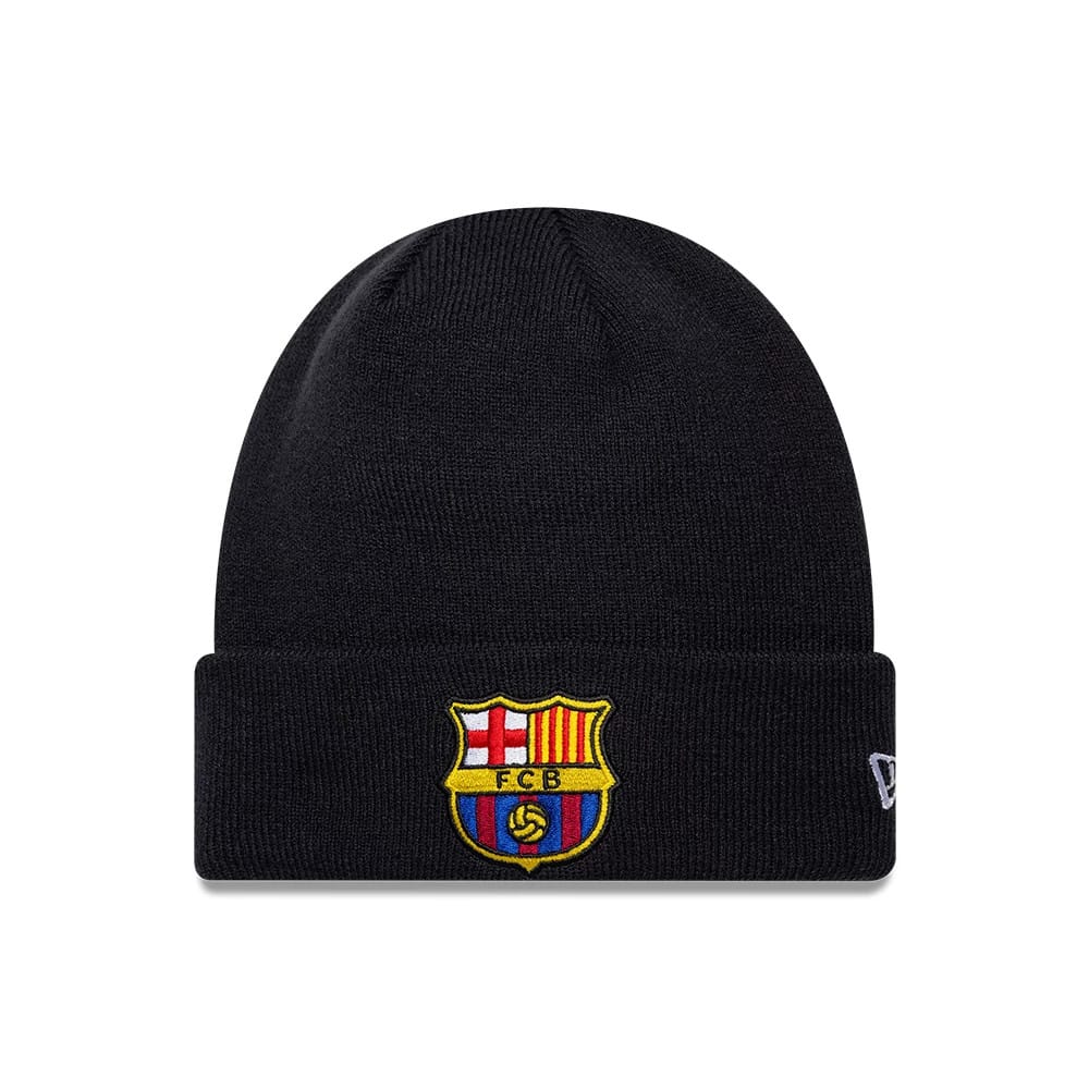 FC Barcelona Core Navy Cuff knit Beanie Hat-klyvox