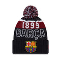 FC Barcelona Youth Core Navy Sport knit Beanie Hat-klyvox
