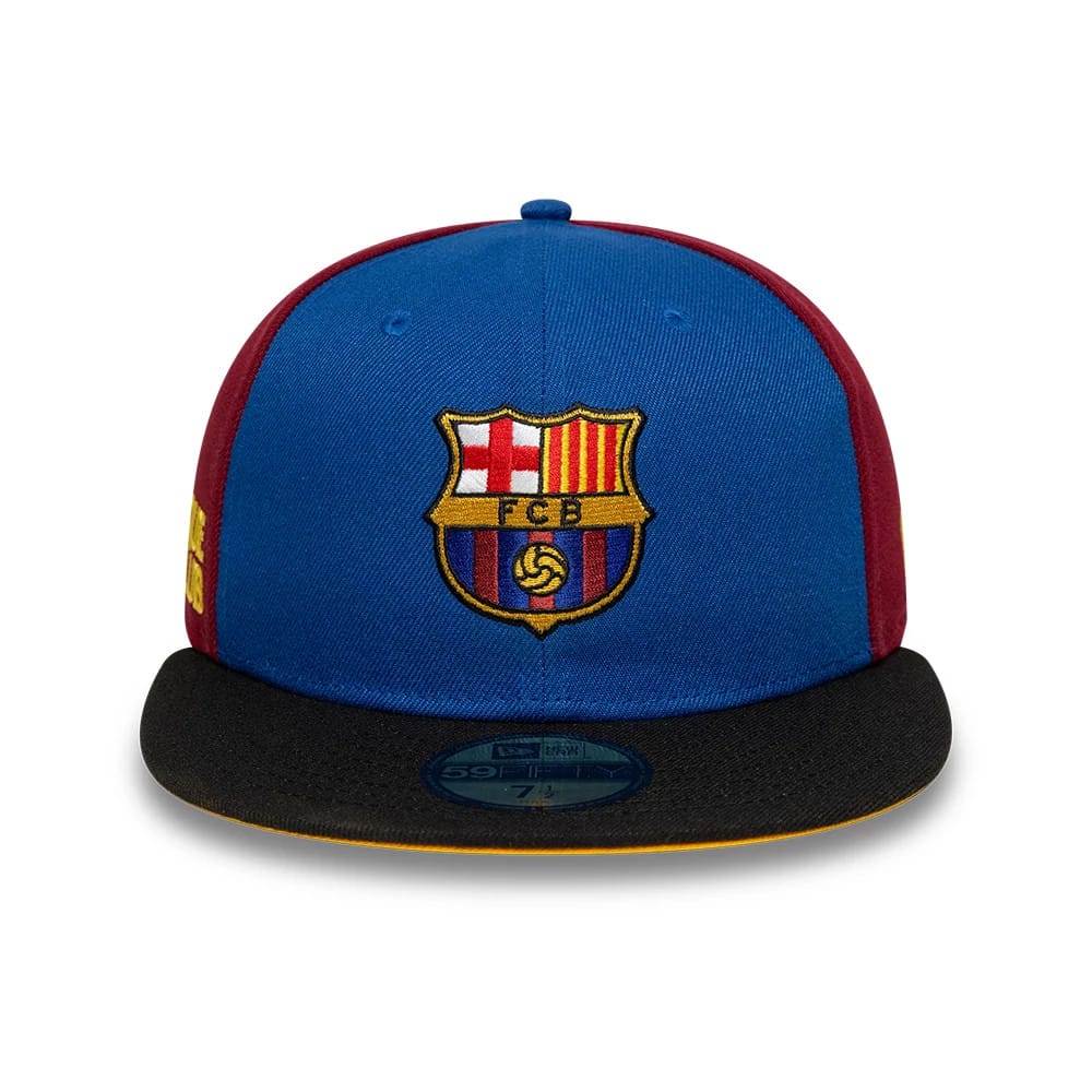FC Barcelona Mes Que Un Dark Red 59FIFTY Fitted Cap-klyvox