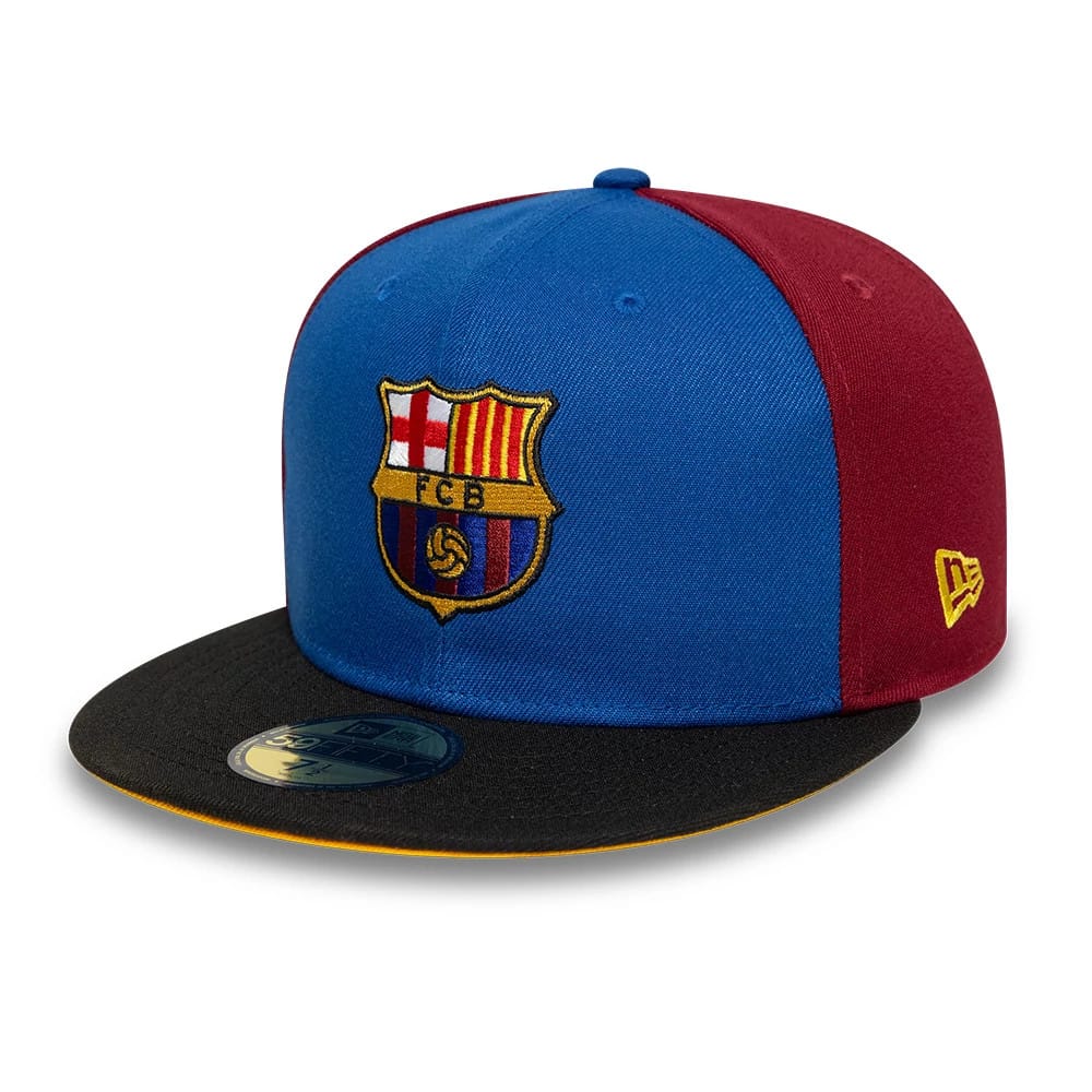 FC Barcelona Mes Que Un Dark Red 59FIFTY Fitted Cap-klyvox