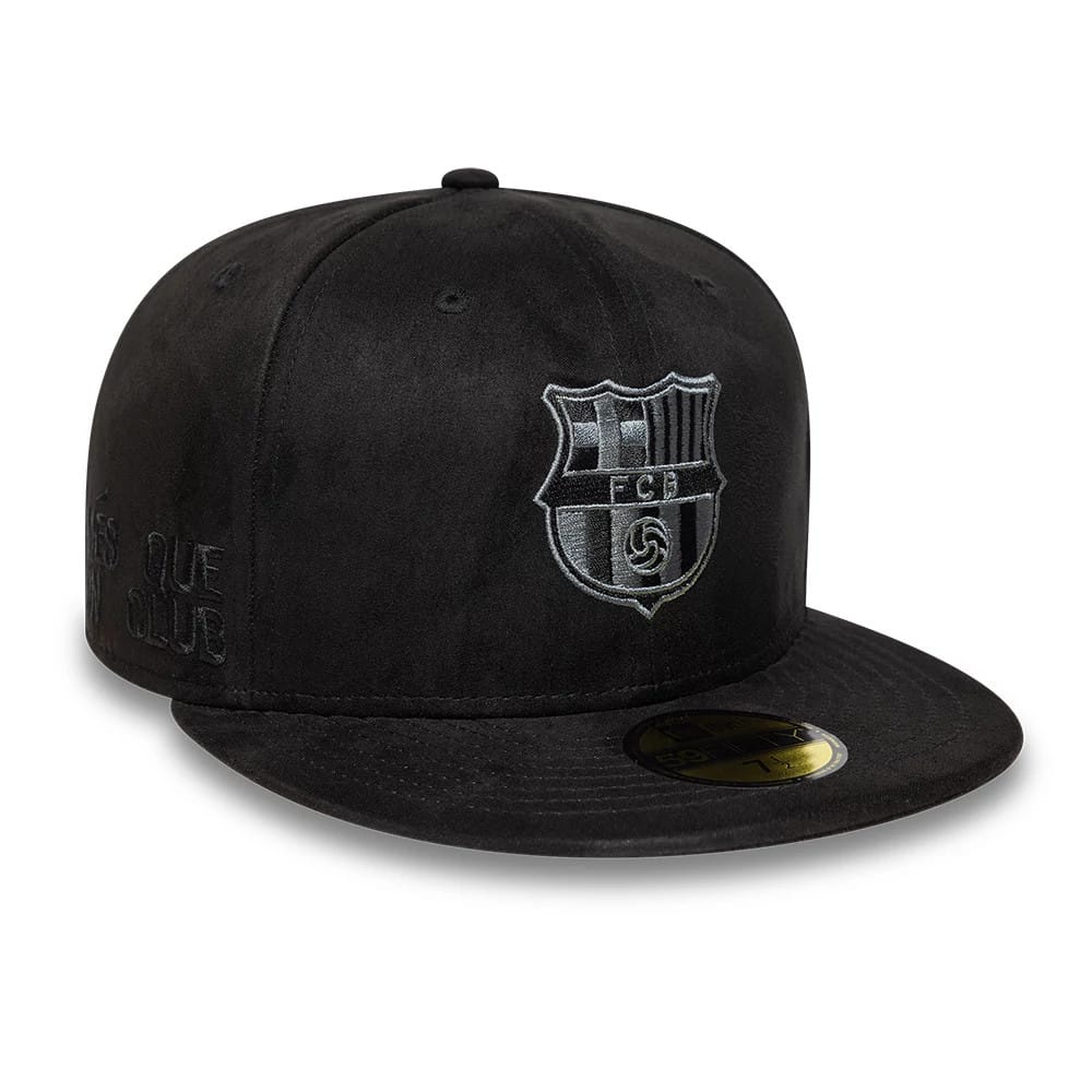 FC Barcelona Mes Que Un Black 59FIFTY Fitted Cap-klyvox