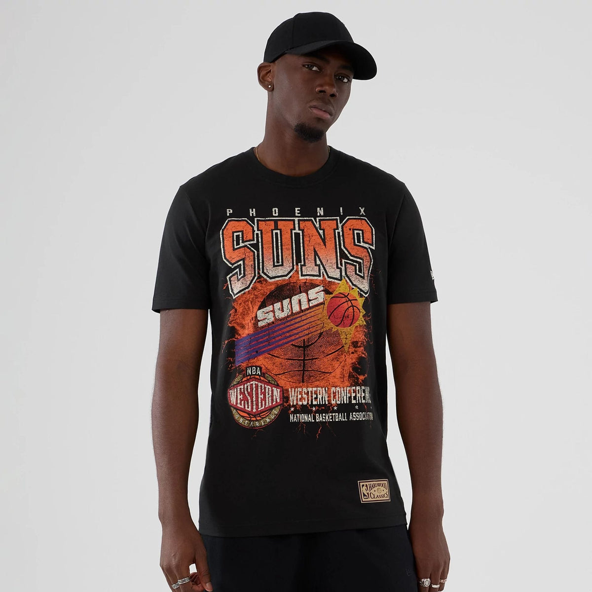 Phoenix Suns NBA Hardwood Classic Black T-Shirt-klyvox
