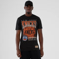 New York Knicks NBA Hardwood Classic Black T-Shirt-klyvox