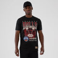 Chicago Bulls NBA Hardwood Classic Black T-Shirt-klyvox