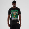 Milwaukee Bucks NBA Hardwood Classic Black T-Shirt-klyvox