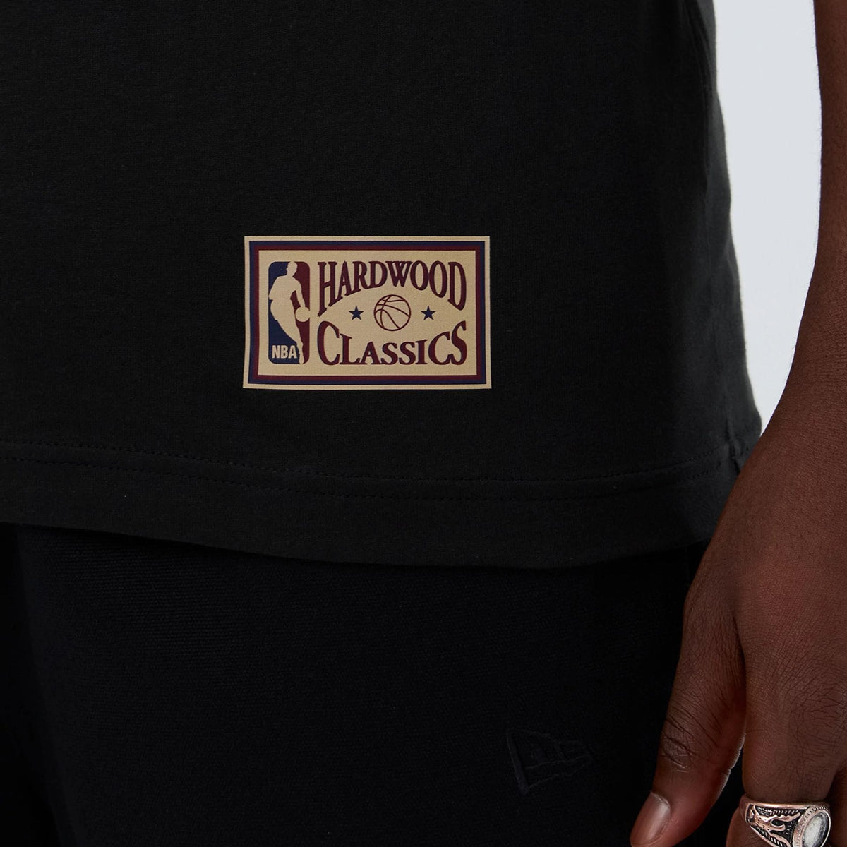 Detroit Pistons NBA Hardwood Classic Black T-Shirt-klyvox