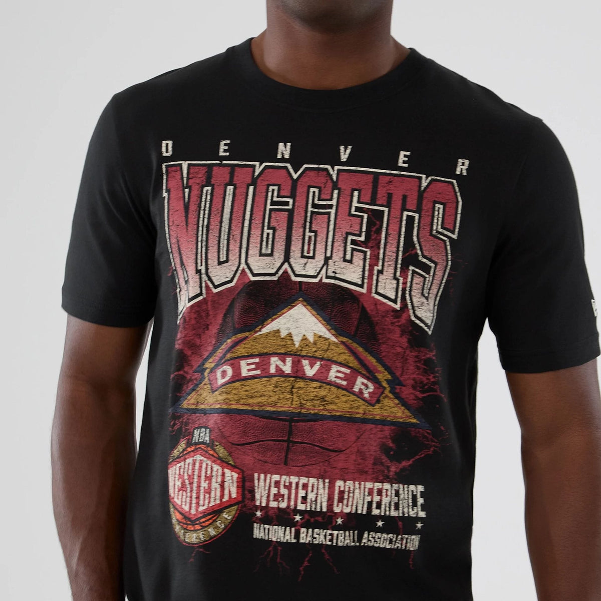 Denver Nuggets NBA Hardwood Classic Black T-Shirt-klyvox