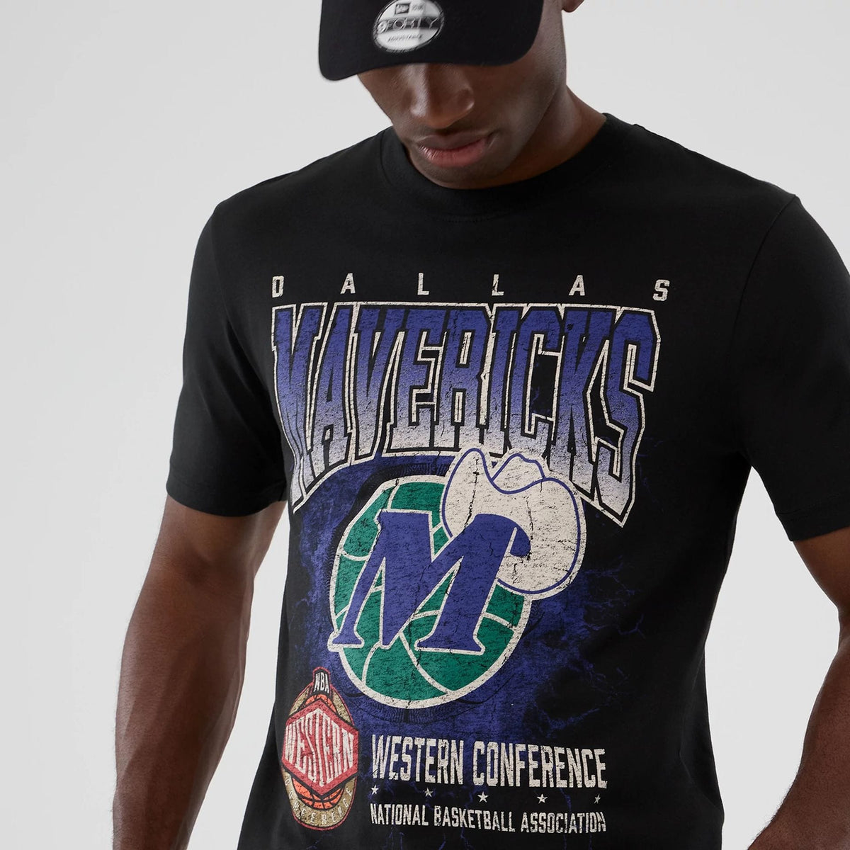 Dallas Mavericks NBA Hardwood Classic Black T-Shirt-klyvox