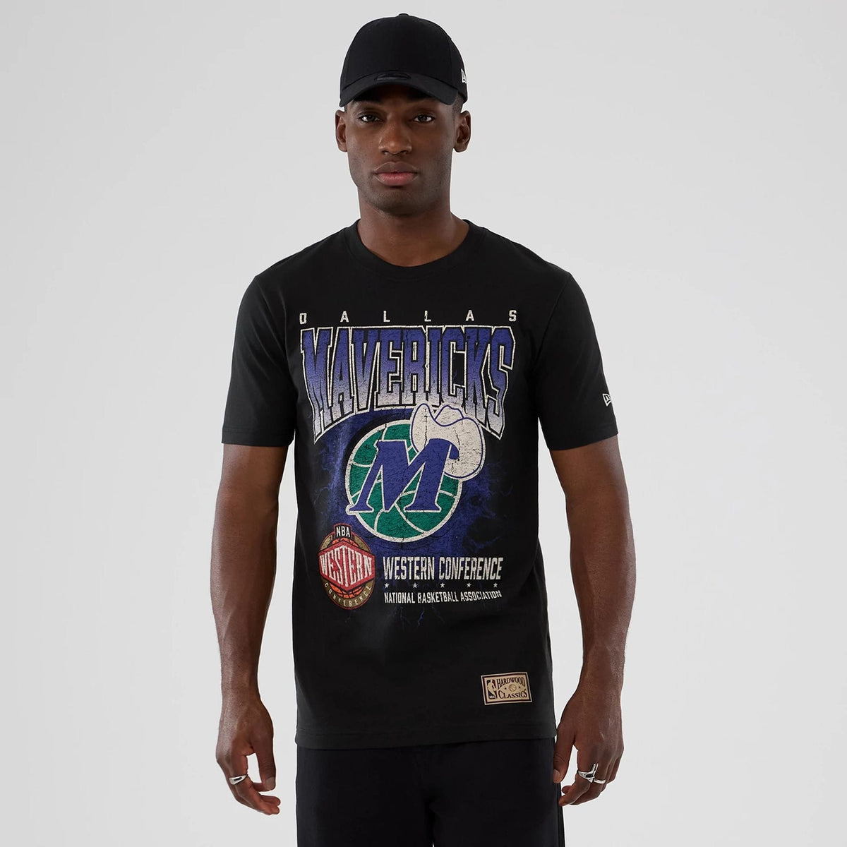 Dallas Mavericks NBA Hardwood Classic Black T-Shirt-klyvox