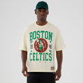 Boston Celtics NBA Hardwood Classic Cream T-Shirt-klyvox