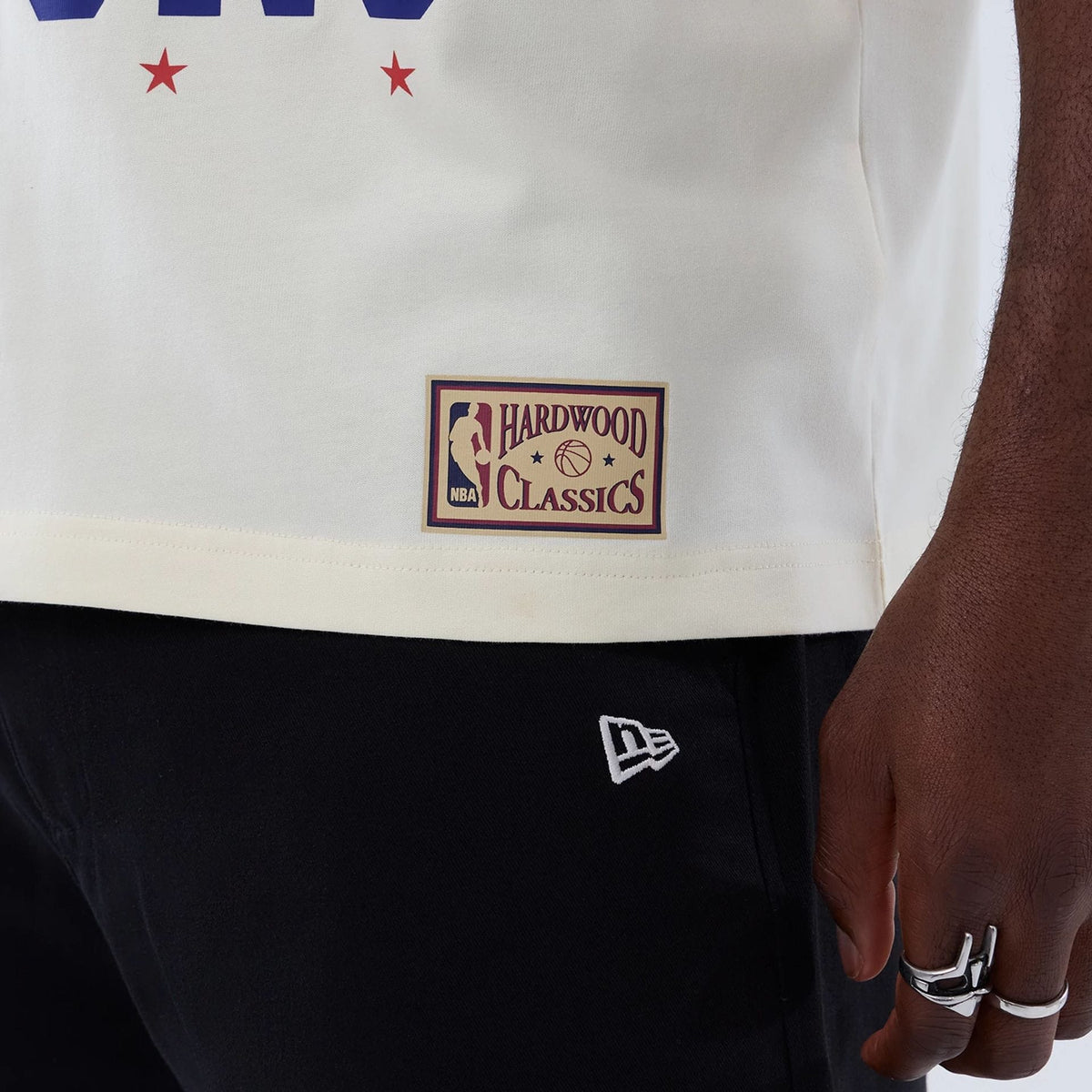 Detroit Pistons NBA Hardwood Classic Cream T-Shirt-klyvox